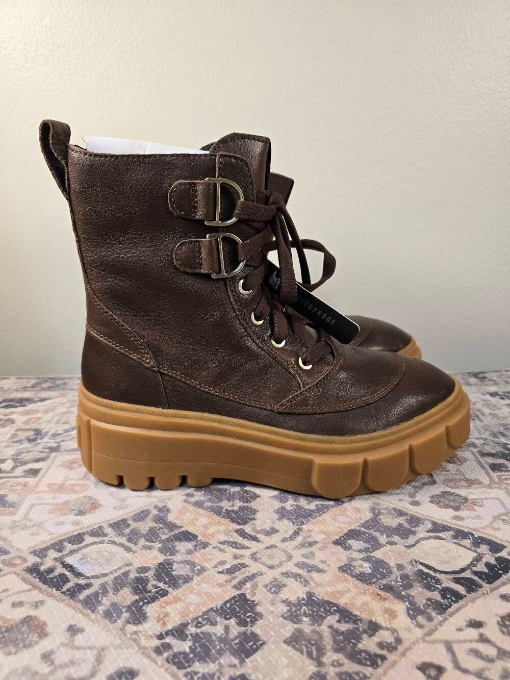 New Sorel X Caribou Boot Lace WP Brown Women's Boots Size 9